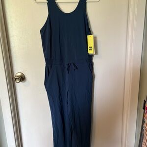 All in Motion Navy Blue Jumpsuit